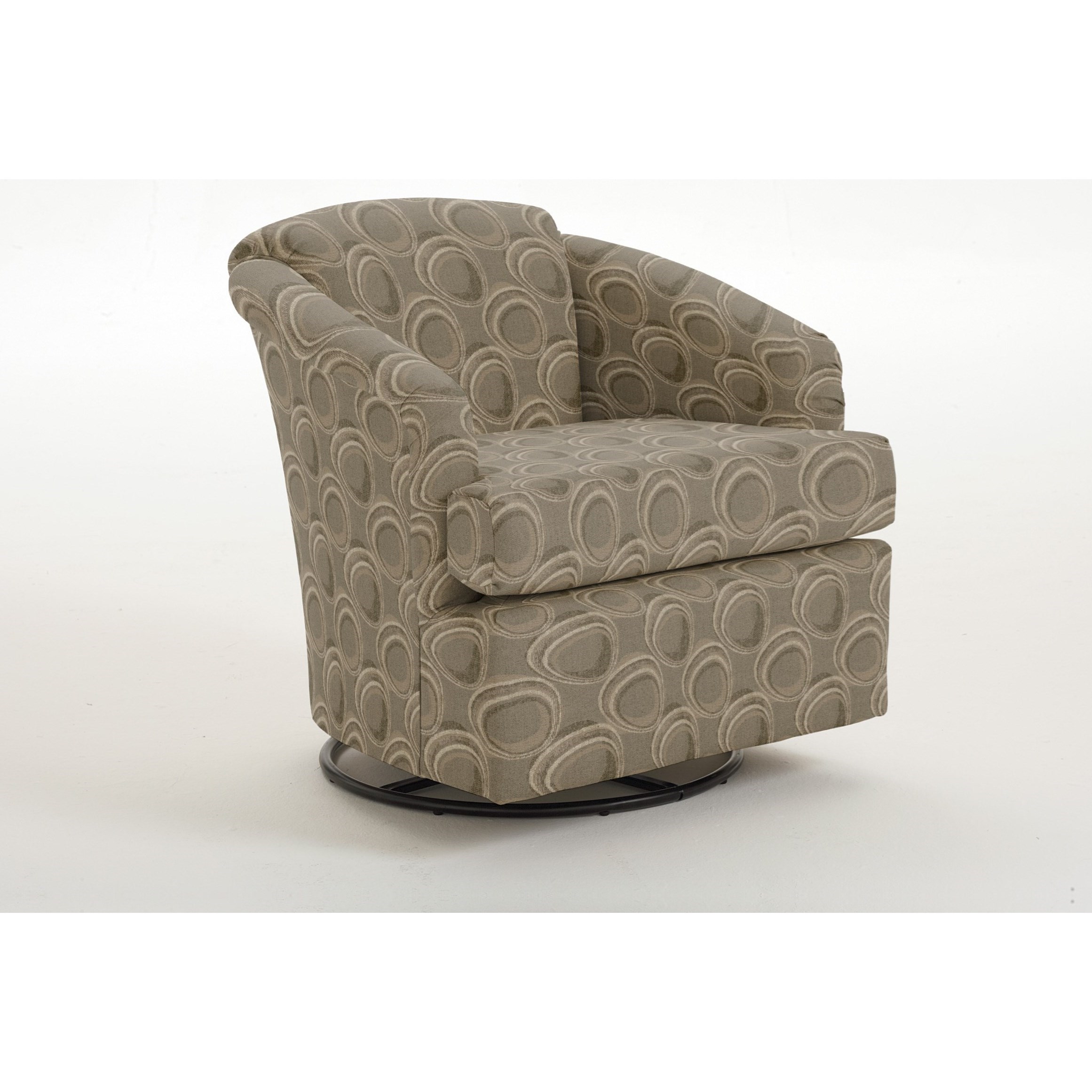 Best Home Furnishings Swivel Barrel Chairs 25671 Cass Swivel Barrel